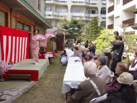 服部真湖による春の舞「さくらさくら」